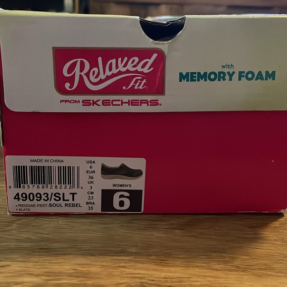 Skechers Slip On Slate Reggae Fest - Soul Rebel Shoes sz 6 - Picture 6 of 6